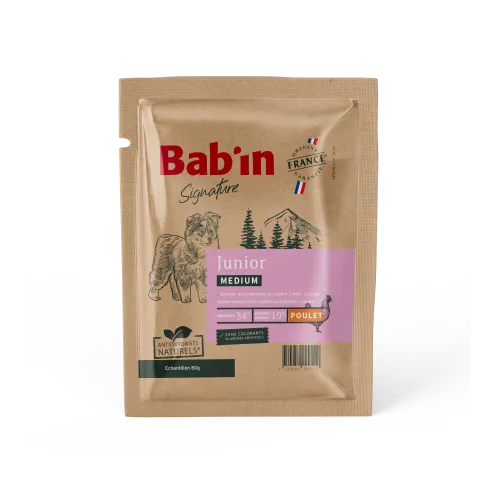 Echantillons Medium junior - Poulet