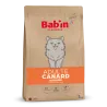 Bab'in - Croquettes pour Chat Adulte - Gamme Classique - Saveur Canard 3/7/14 kg - Aliment complet, Équilibre et bonne forme