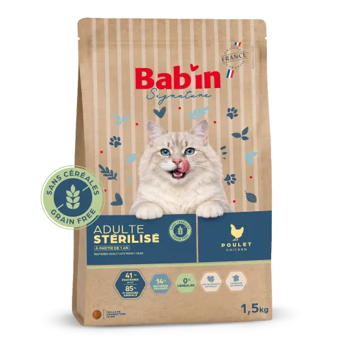 Chat Adulte Stérilisé Sans Céréales - Poulet