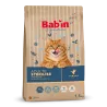 Bab'in Croquettes pour chat Adulte - Canard. Hautement digestible. Taux élevé de protéines de haute qualité.