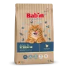 Bab'in Croquettes pour chat Adulte - Poulet. Hautement digestible. Taux élevé de protéines de haute qualité.