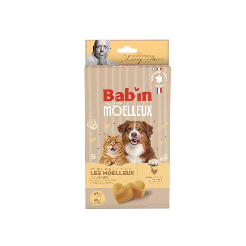 Moelleux pour chat saveur Poulet Curcuma par Thierry Marx | Friandise savoureuse