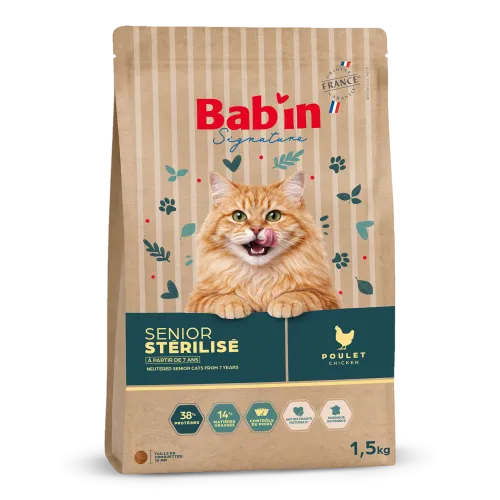 Chat Senior Stérilisé - Poulet