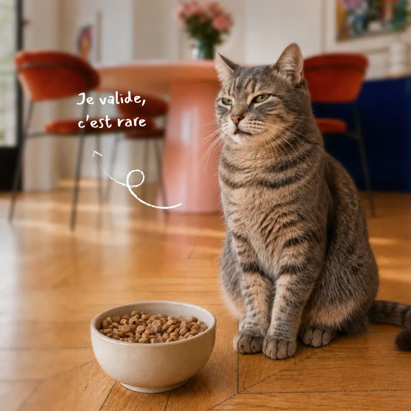 Bab'in Croquettes pour chat  Senior -  Poulet.  Soutien articulaire. Taux élevé de protéines de haute qualité.