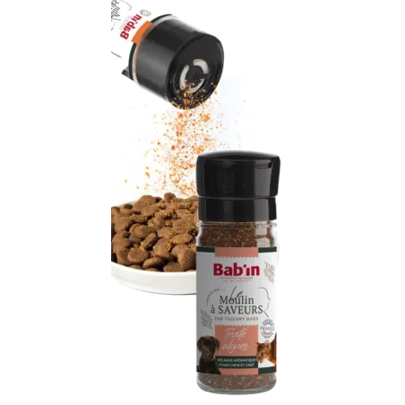 Bab'in Le Moulin à Saveurs par le chef Thierry Marx pour chien et chat saveur Truite Algue