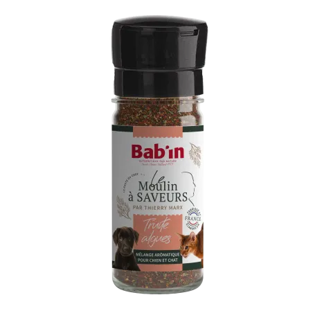 Bab'in Le Moulin à Saveurs par le chef Thierry Marx pour chien et chat saveur Truite Algue