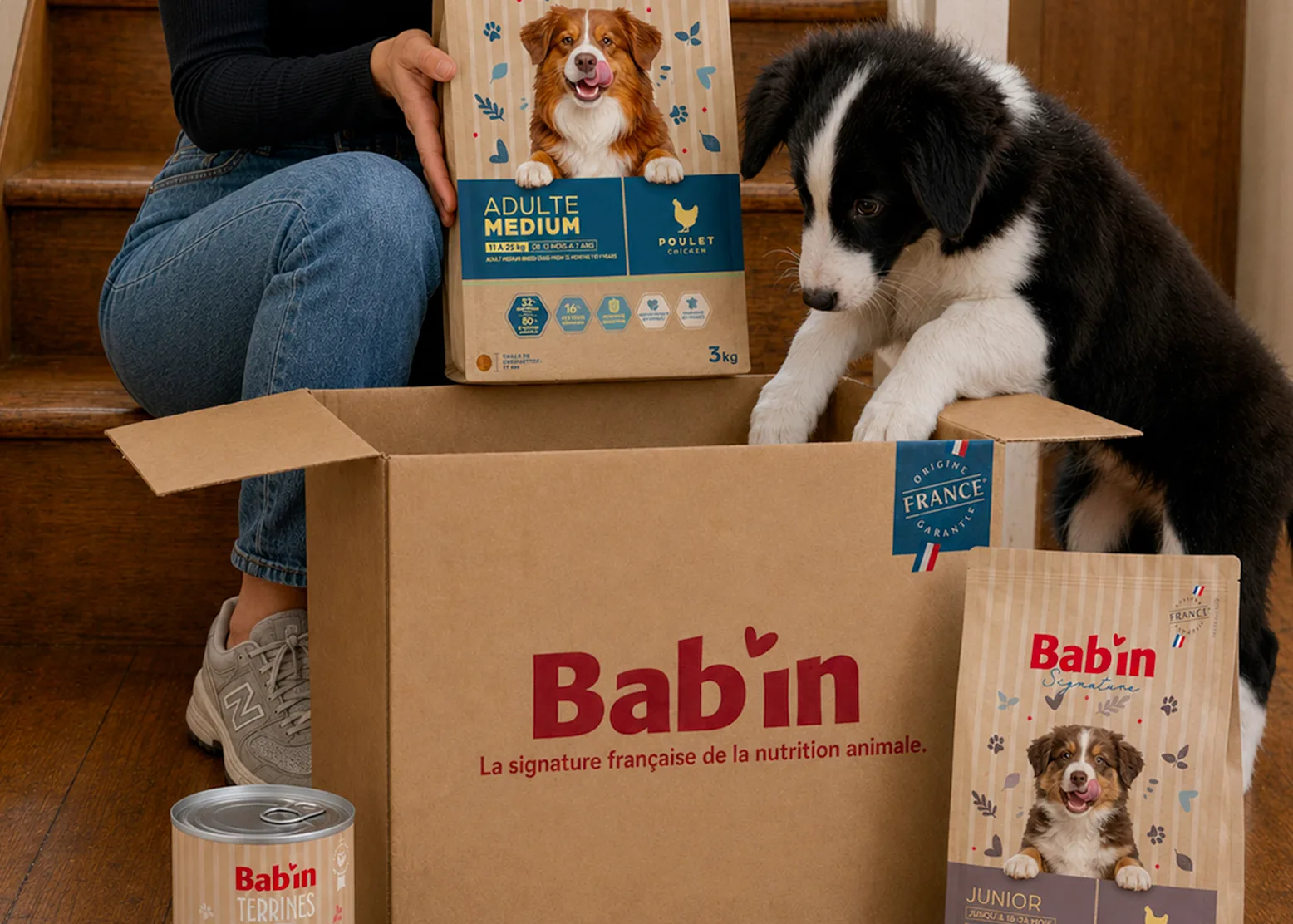 Un carton Bab'in livré à domicile