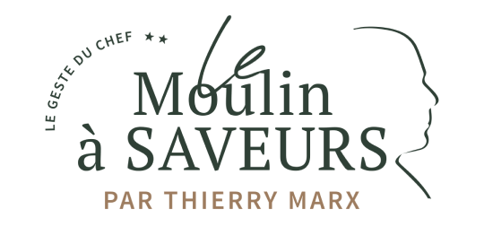 Logo moulin à saveurs par Thierry Marx